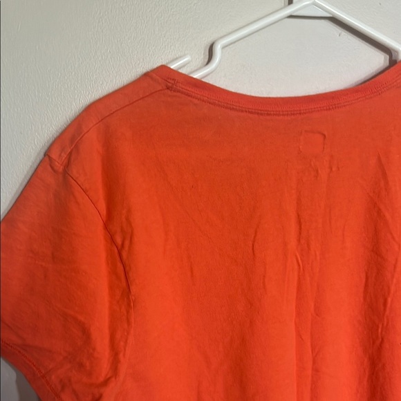 Hanes Orange Relaxed Short Sleeve T-Shirt - Picture 5 of 8